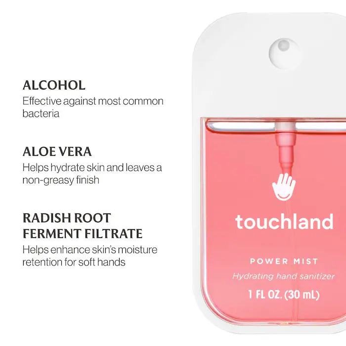(Wild Watermelon) Touchland
Mist Hydrating Hand Sanitizer