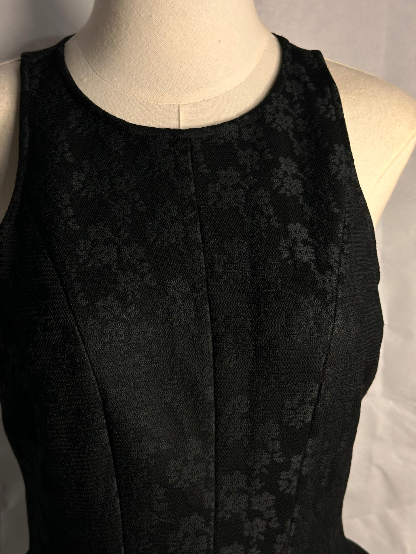 Vestido corto, Negro (talla L)