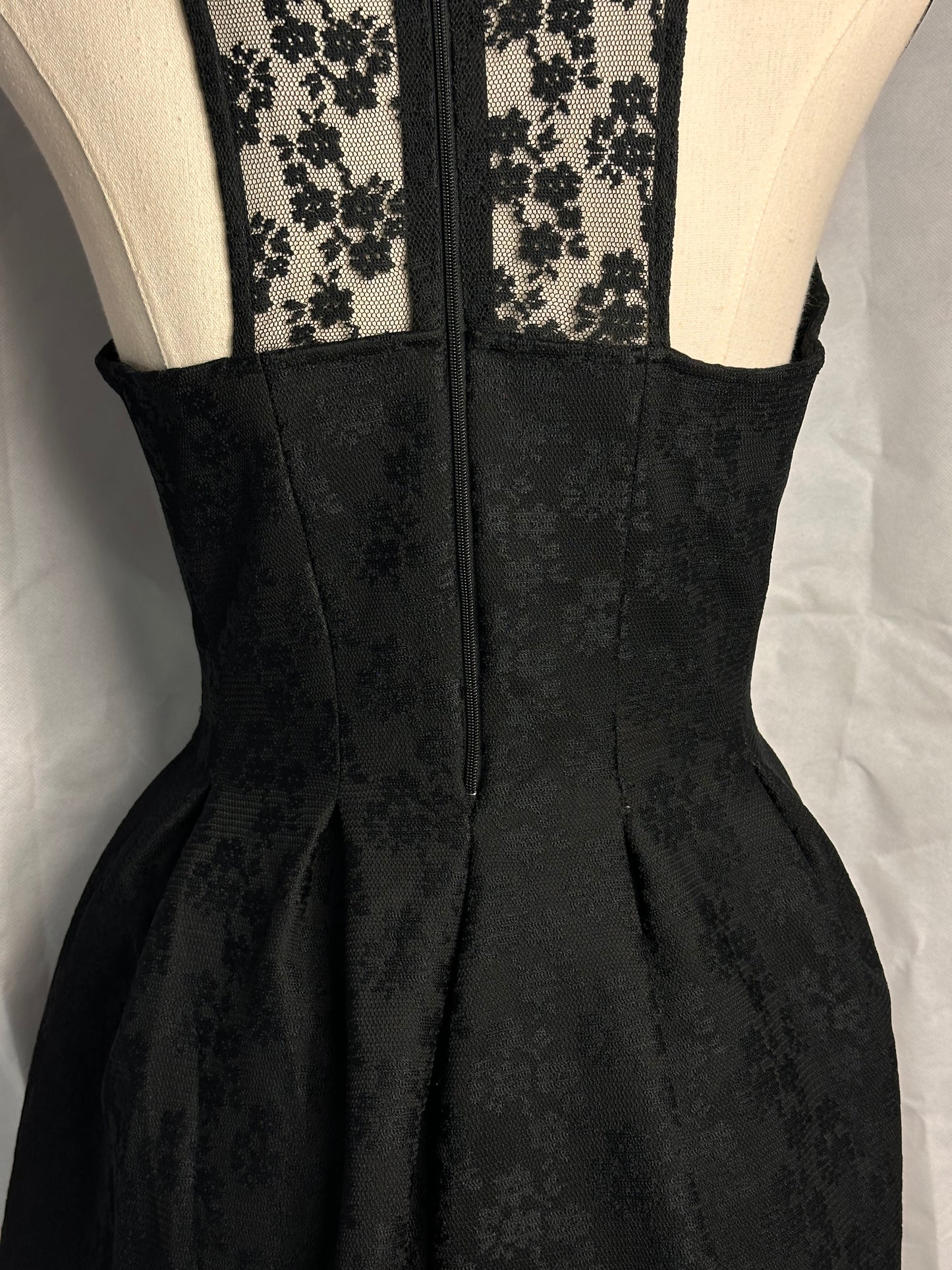 Vestido corto, Negro (talla L)