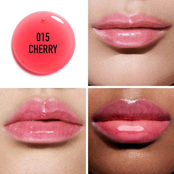 (015 Cherry)-DIOR Lip Glow Oil