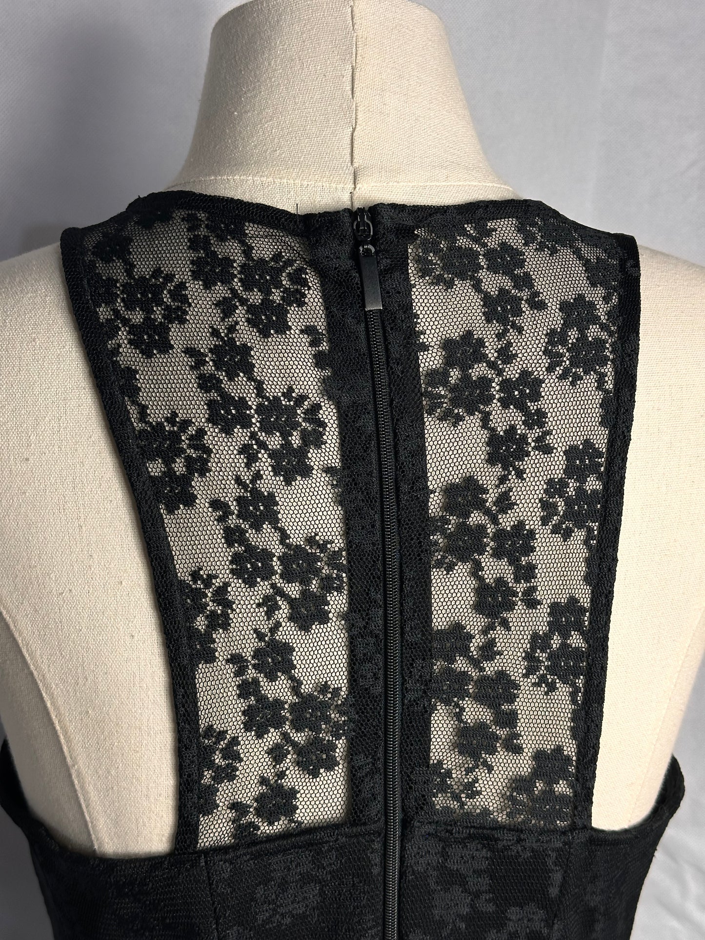 Vestido corto, Negro (talla L)