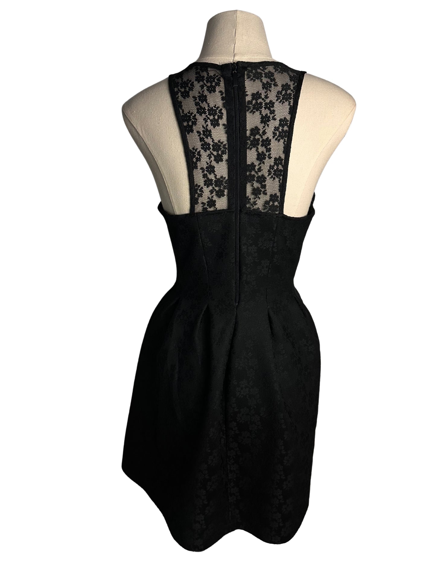 Vestido corto, Negro (talla L)