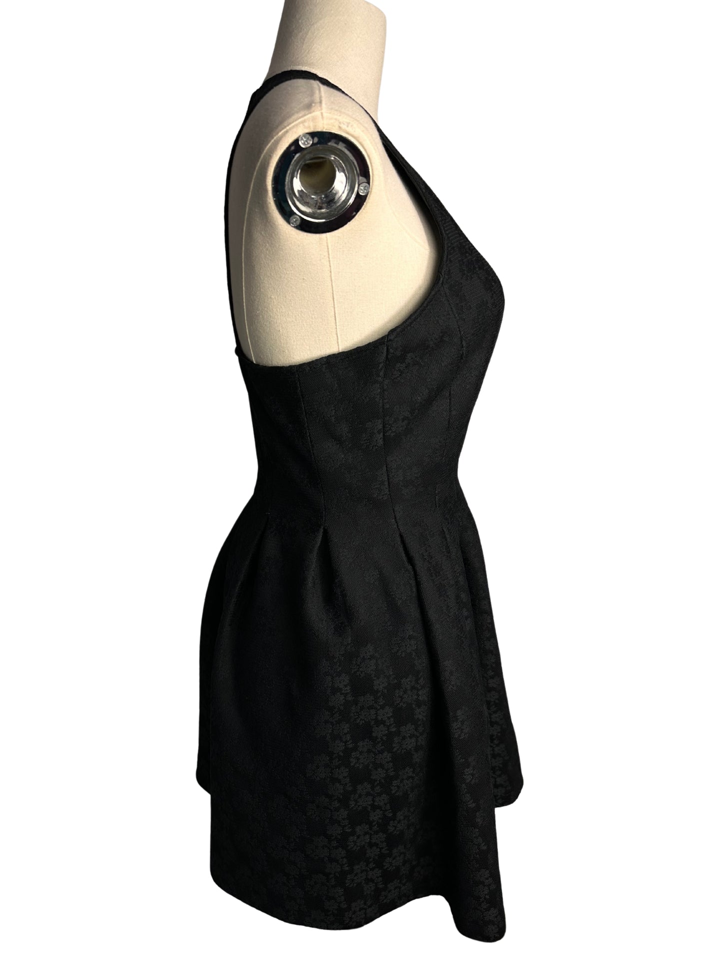 Vestido corto, Negro (talla L)