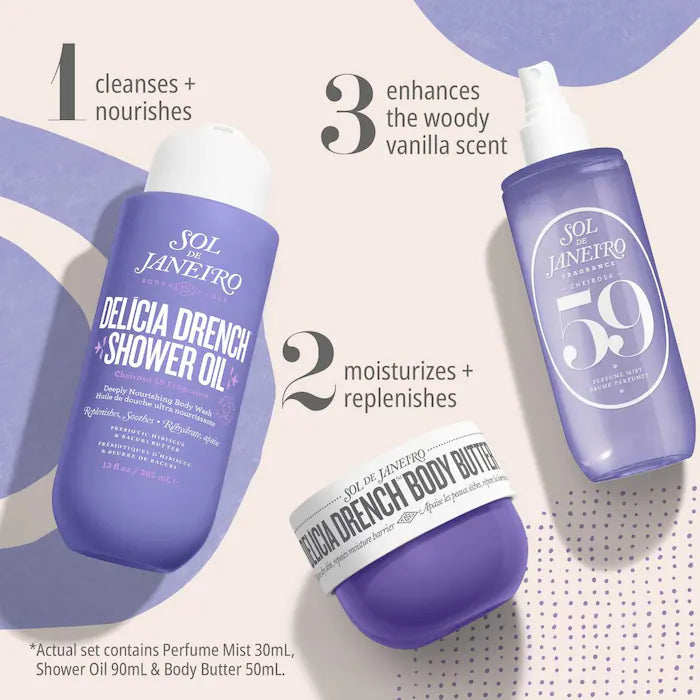 (PRE- ORDEN) Sol de Janeiro
Delícia Drench™ Jet Set