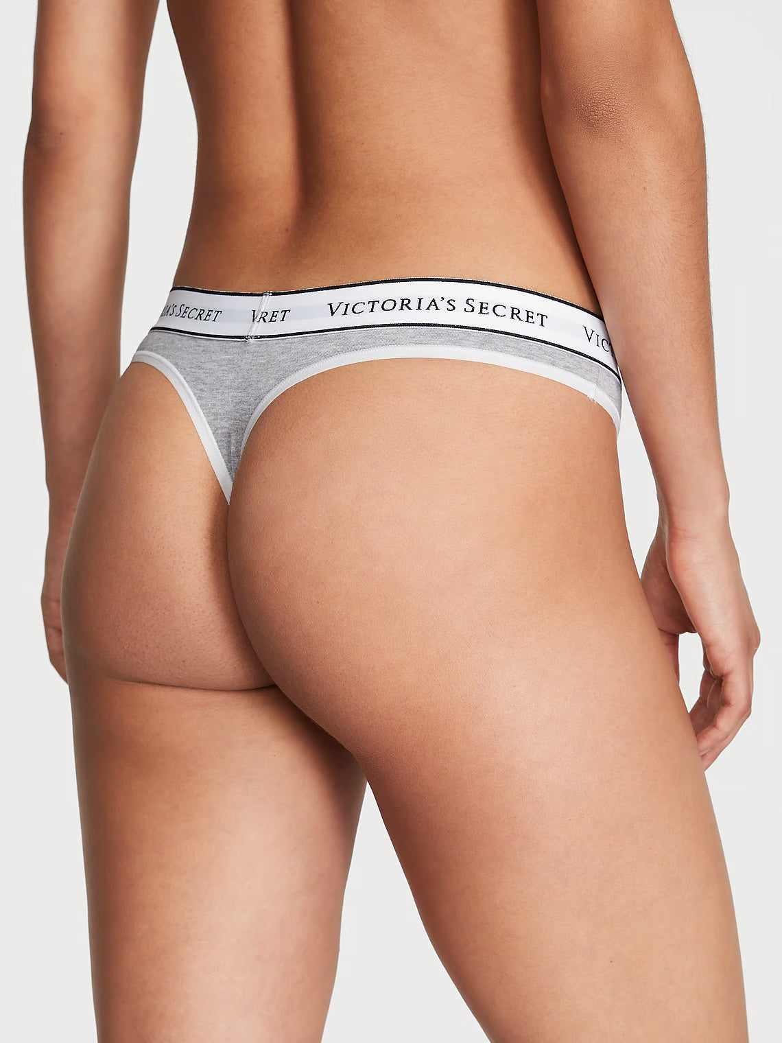 Victoria’s Secret Logo Cotton Thong Panty