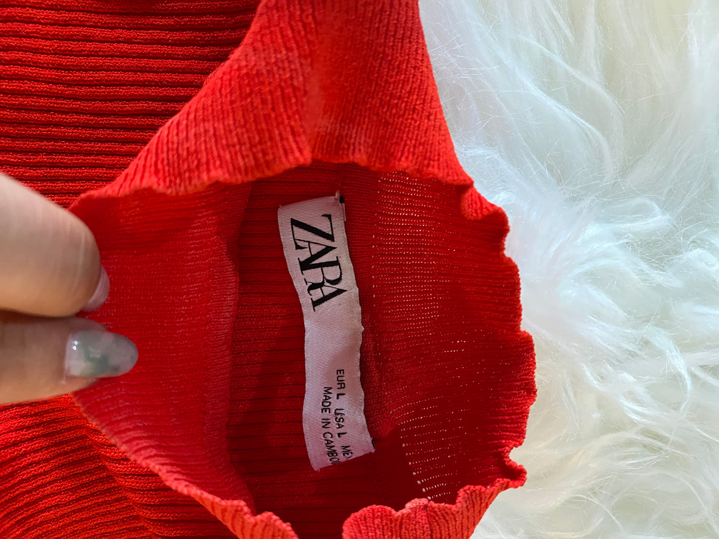 Vestido rojo talla L