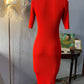 Vestido rojo talla L