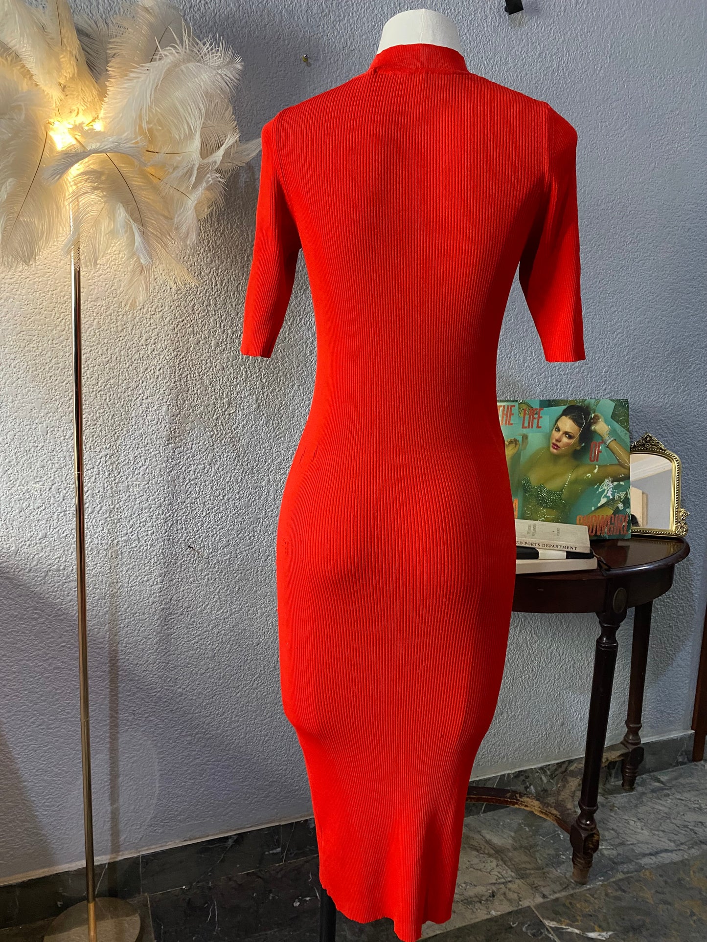 Vestido rojo talla L