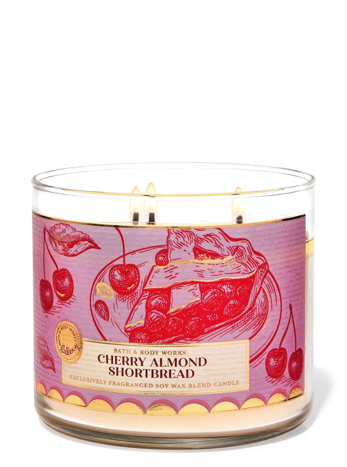 Bath and body Cherry almond shortbread vela