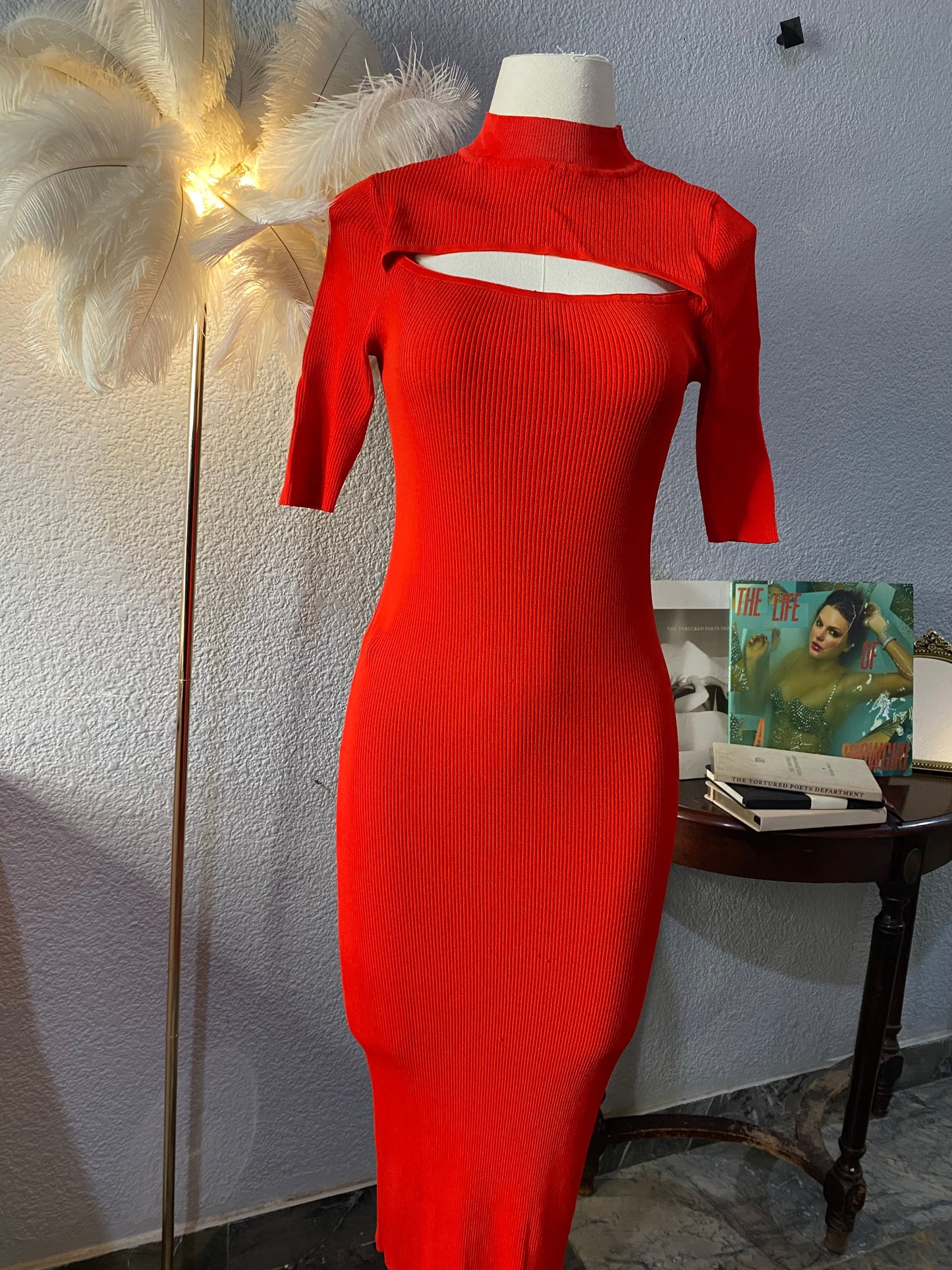 Vestido rojo talla L
