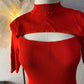 Vestido rojo talla L