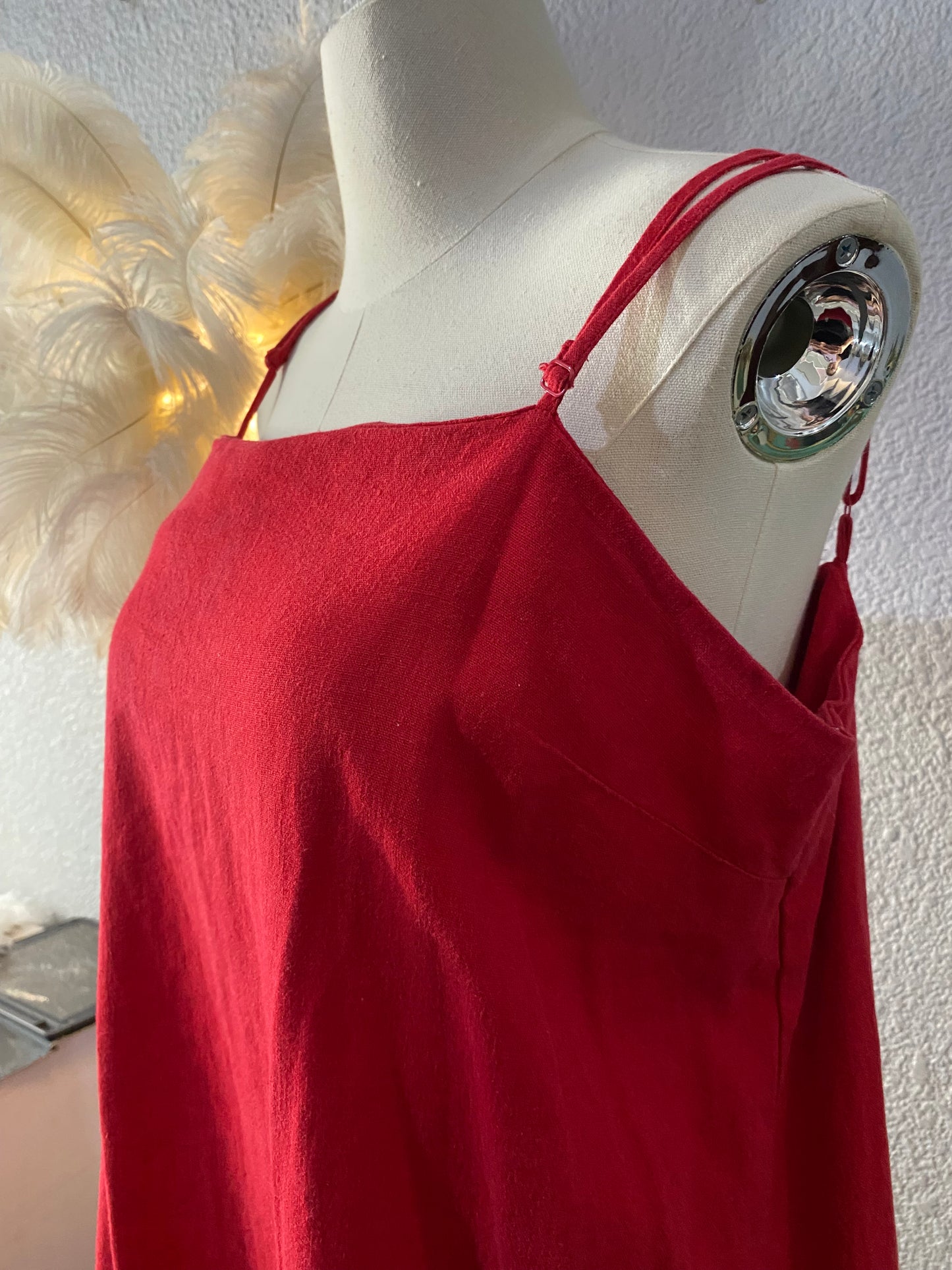 Vestido rojo talla M