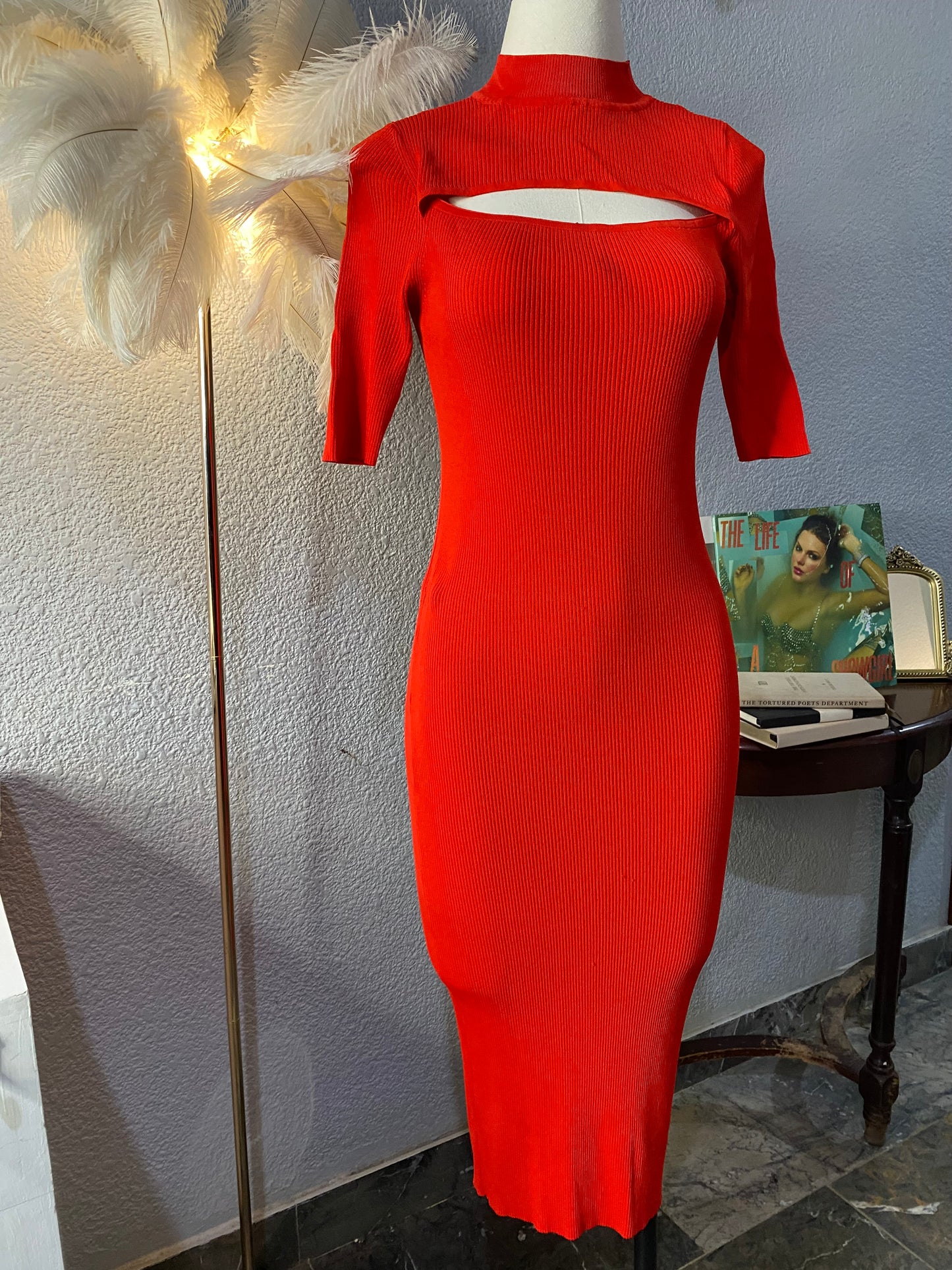Vestido rojo talla L