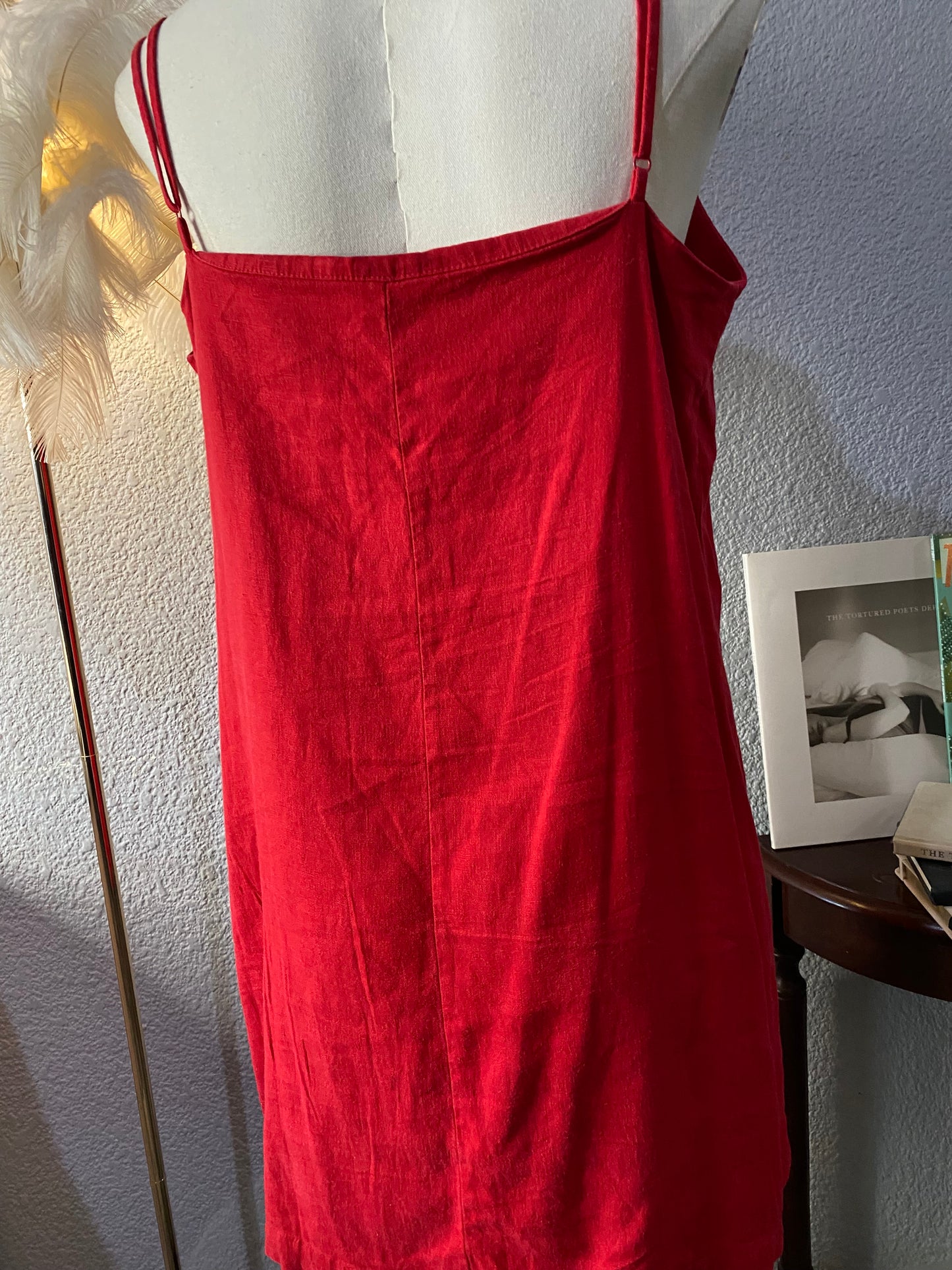 Vestido rojo talla M