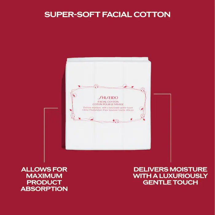 Shiseido 
Super-Soft, 100% Natural Facial Cotton
