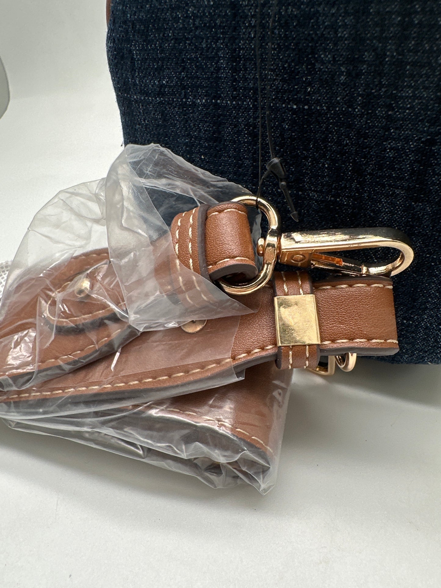 TRUE RELIGION, mini Satchel dark denim crossbody