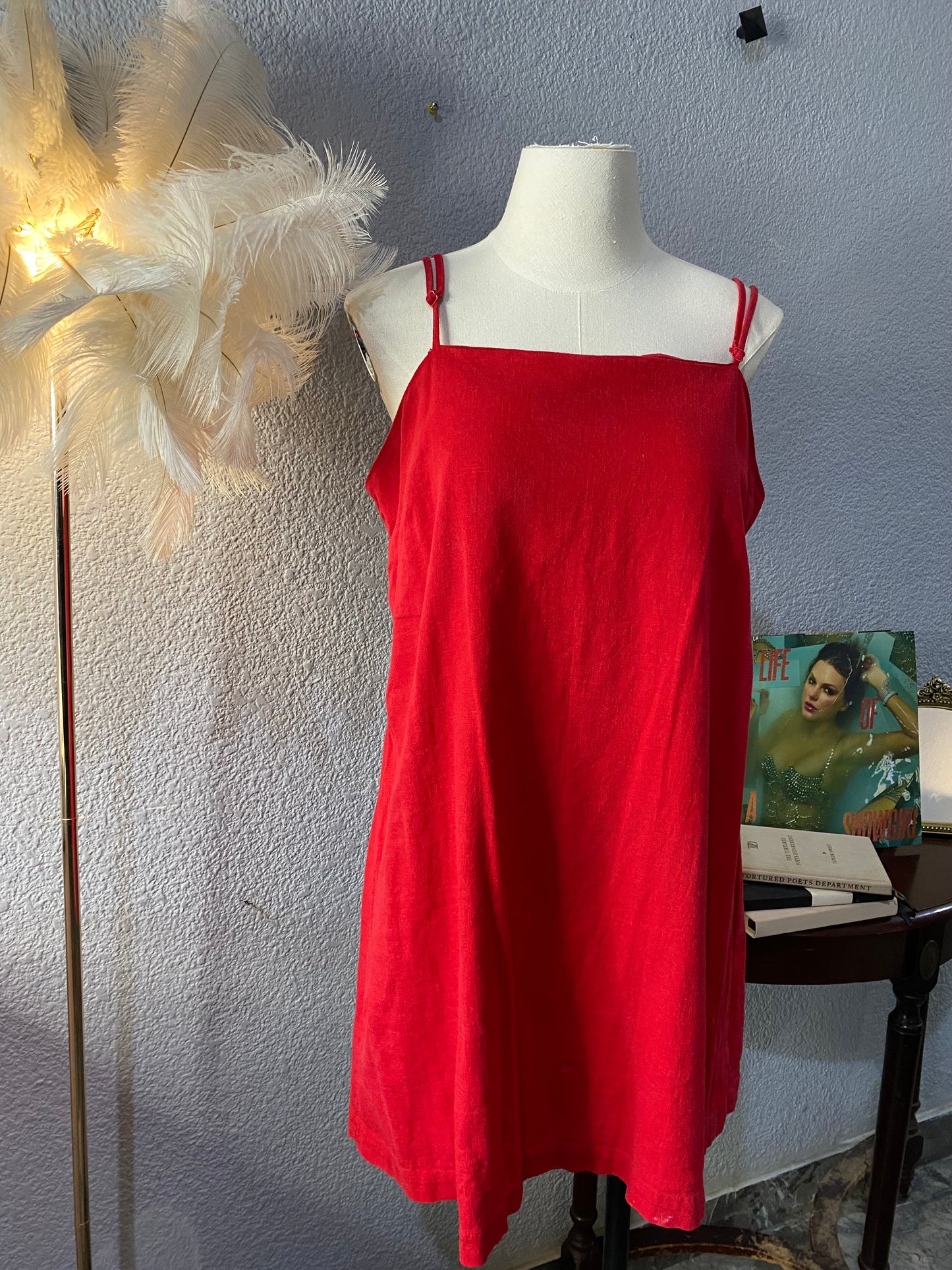 Vestido rojo talla M