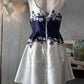 Vestido con flores talla M.