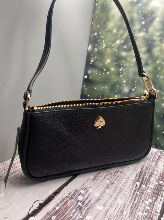 Kate Spade Pebbled leather black