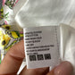 Vestido blanco con flores. Talla M