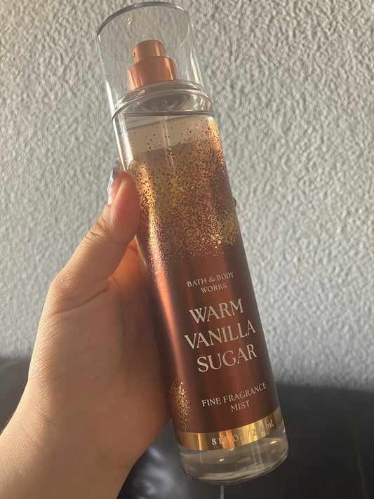 Warm vainilla sugar mist Bath and body
