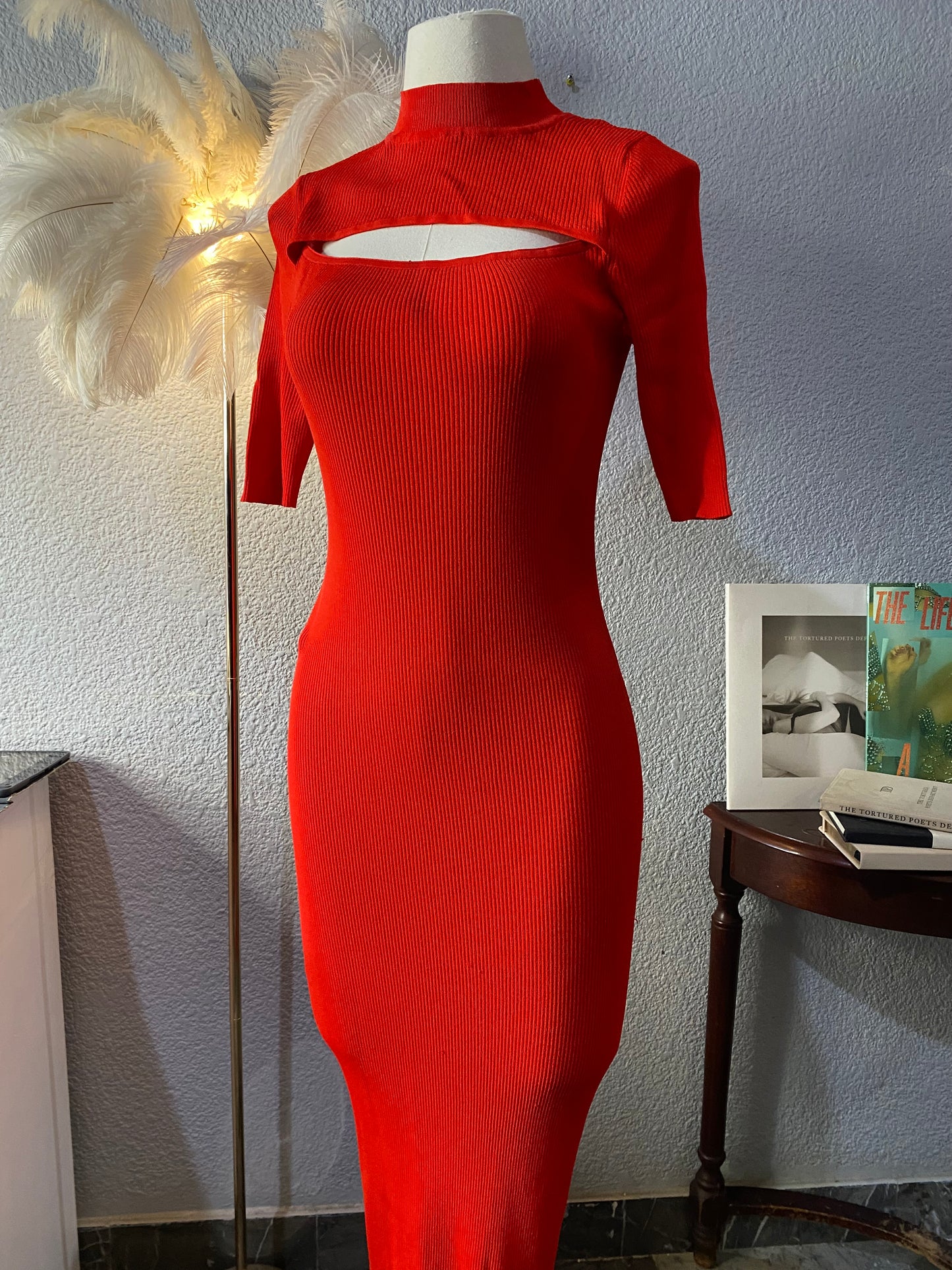 Vestido rojo talla L