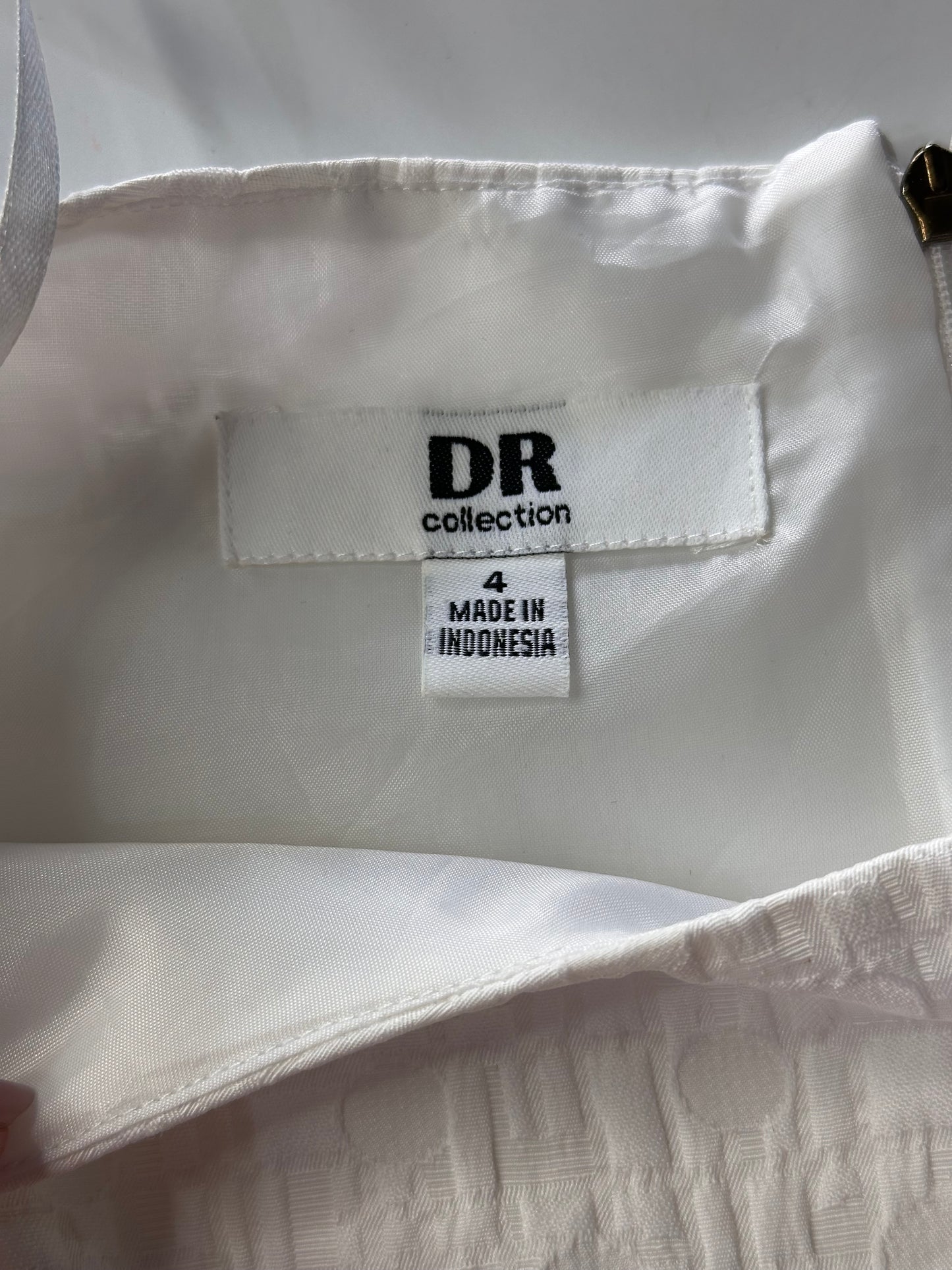 Vestido Blanco talla 4 (Chico)