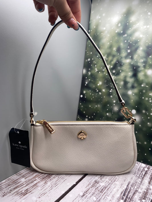 Kate Spade pebbled leather meringue