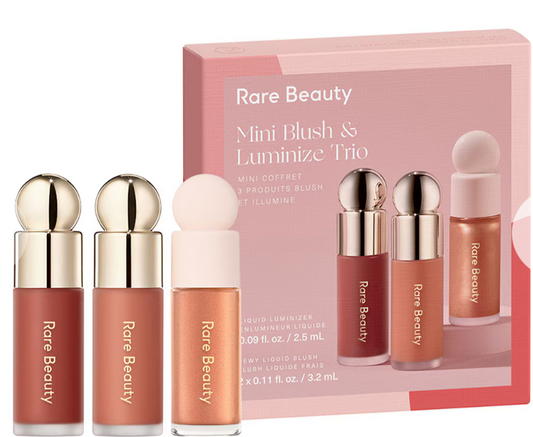 Mini blush & luminize trio Rare Beauty