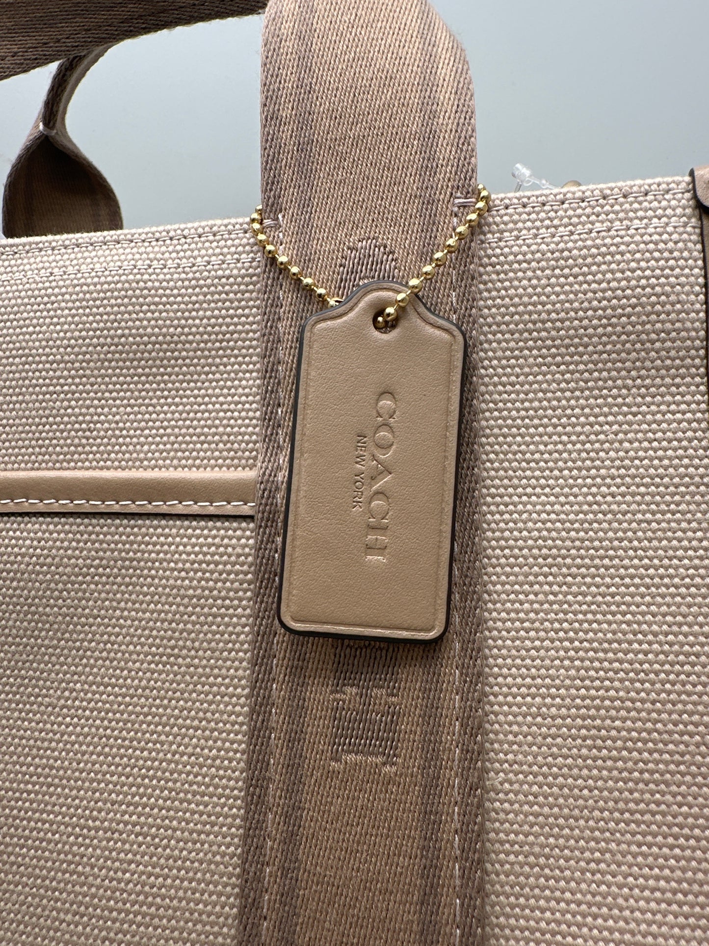 COACH canvas Smooth Tote 24