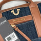 TRUE RELIGION, mini Satchel dark denim crossbody