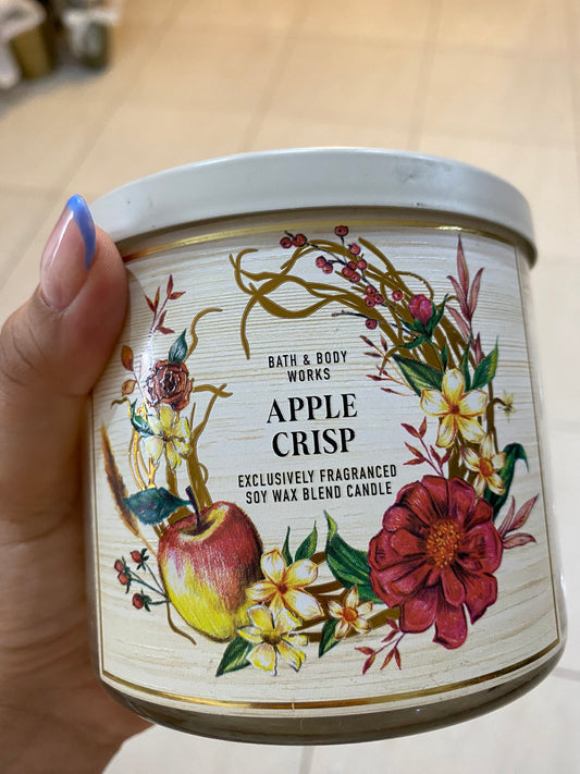 Apple crisp vela bath and body