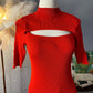 Vestido rojo talla L