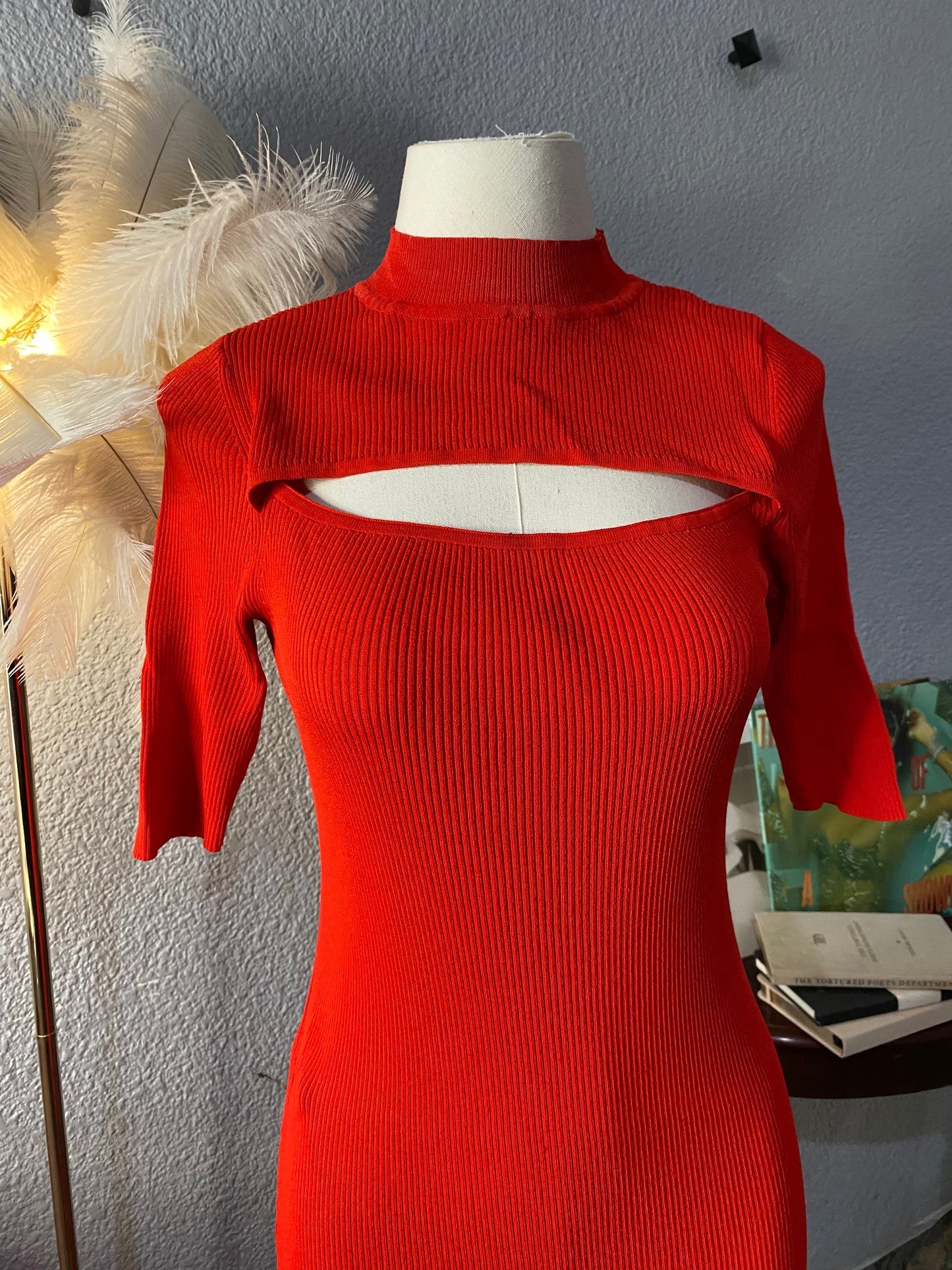 Vestido rojo talla L