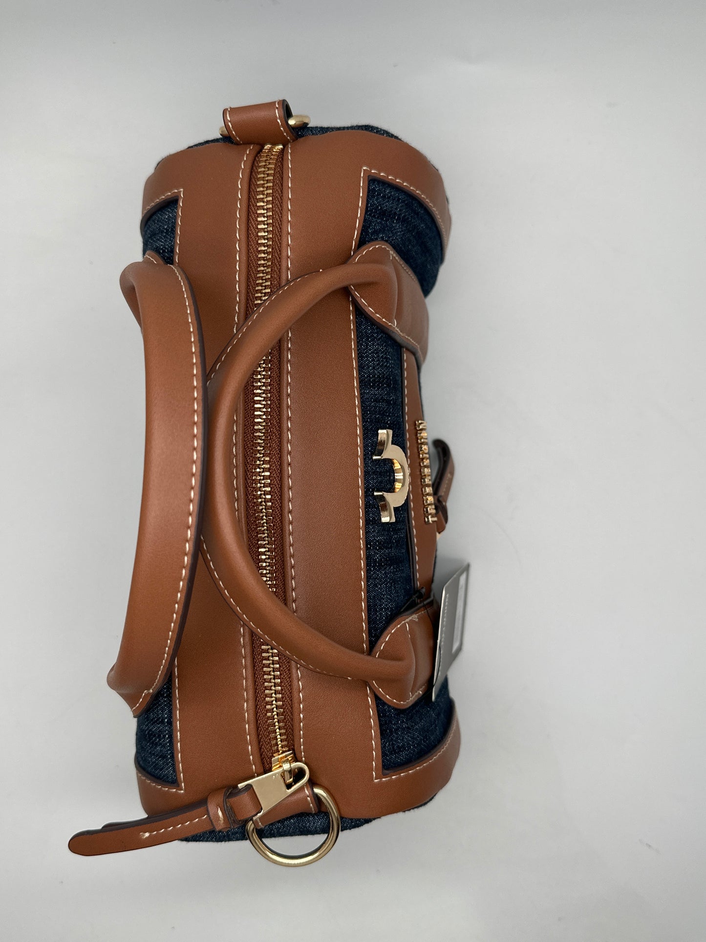 TRUE RELIGION, mini Satchel dark denim crossbody