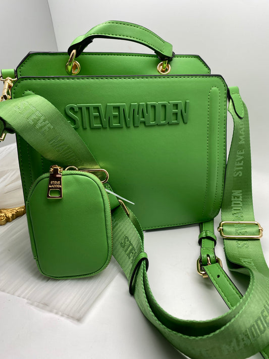 Steve Madden green flare Bevelyn