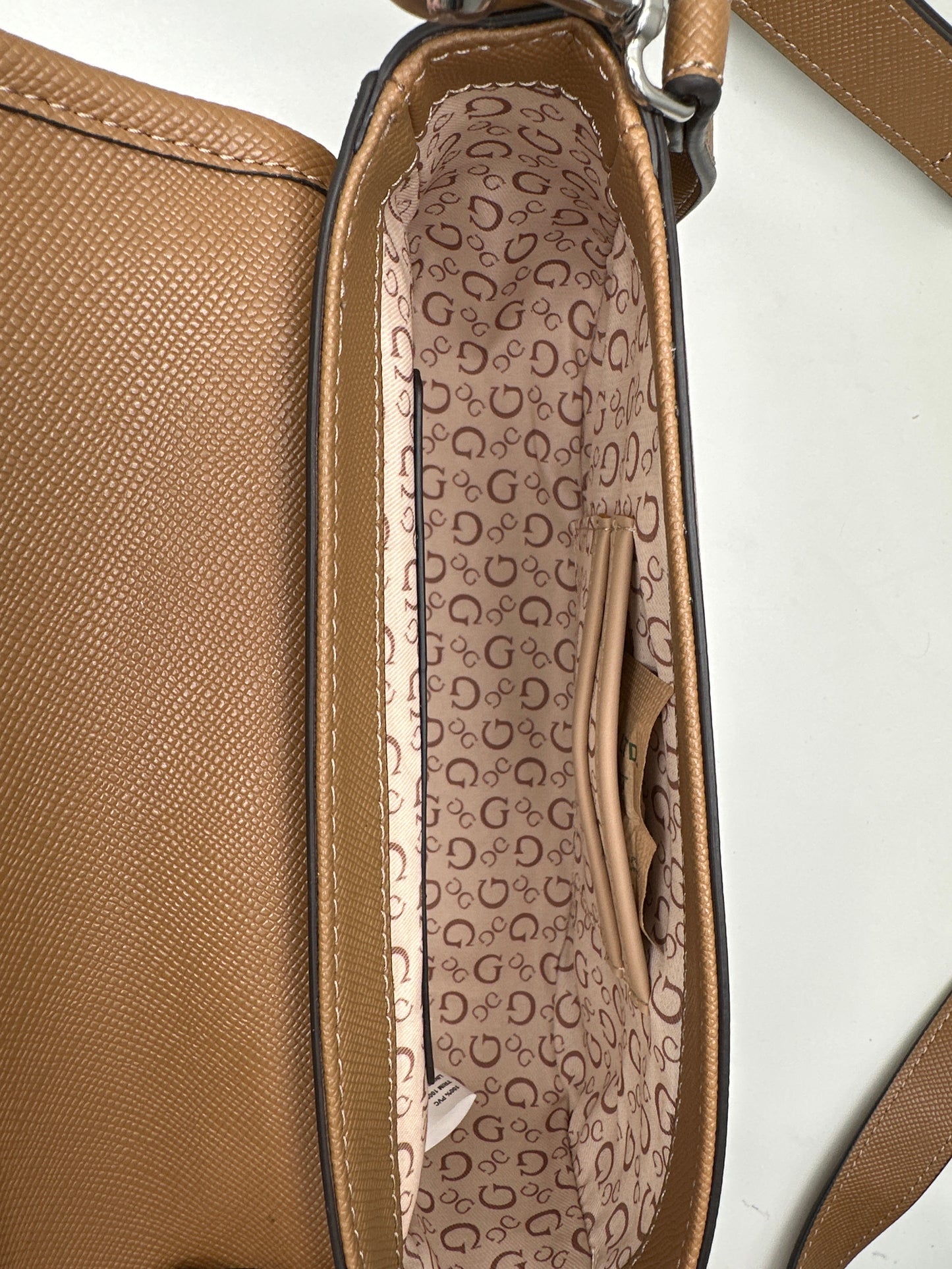 GUESS ANESSA SADDLE TAN