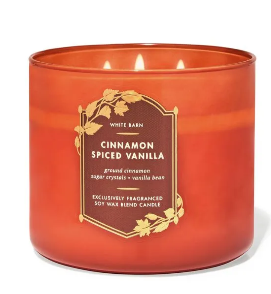 Cinnamon spiced vainilla. Vela bath and body