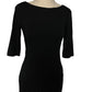Vestido corto negro (talla S)