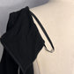 Vestido corto negro (talla S)