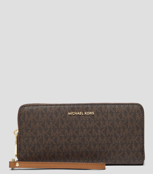 Cartera en Piel Jet Set con logo Mujer