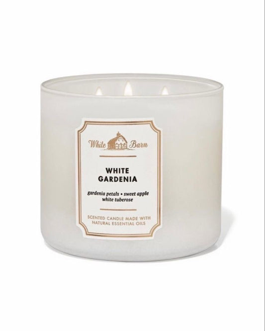 White Gardenia, vela de 3 pabilos.
